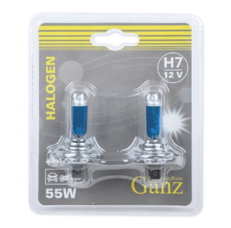 Лампа GANZ GIP06056 12V H7 55W +50% PX26d 5000k 2 шт.