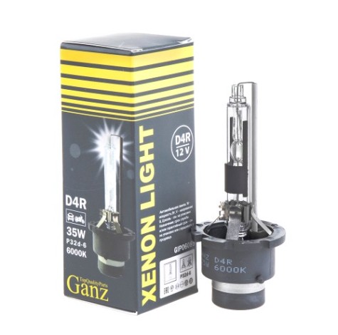 Лампа GANZ GIP06089 ксеноновая D4R 42V 35W P32d-6 6000K