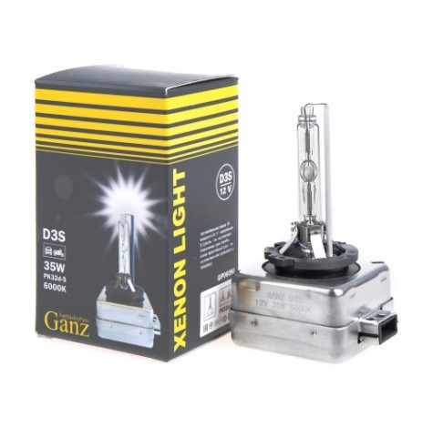 Лампа GANZ GIP06090 ксеноновая D3S 12V 35W PK32d-5 6000K