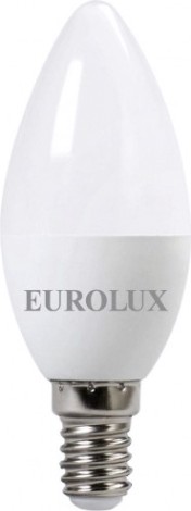Лампа светодиодная EUROLUX C37 LL-E-C37-6W-230-4K-E14 [76/2/4]