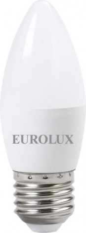 Лампа светодиодная EUROLUX C37 LL-E-C37-6W-230-4K-E27 [76/2/10]