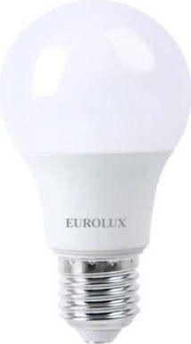 Лампа светодиодная EUROLUX LL-E-A60-11W-230-6K-E27 [76/2/73]