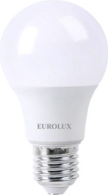 Лампа светодиодная EUROLUX LL-E-A60-15W-230-6K-E27 [76/2/74]