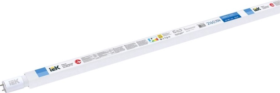 Лампа светодиодная IEK T8 24вт линейная 6500к g13 [LLE-T8-24-230-65-G13]