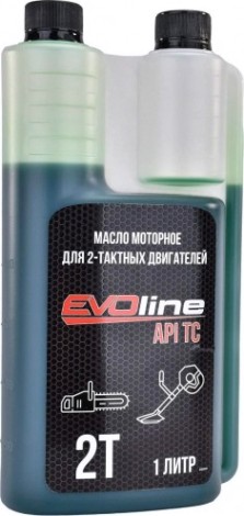 Масло для 2-тактных двигателей Evoline 1 л полусинтетическое [2TPS10EVO]