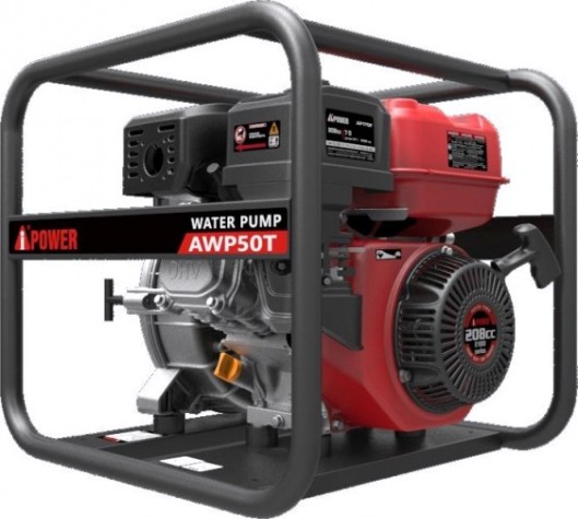 Мотопомпа бензиновая A-iPOWER AWP 50T для грязной воды [30221]