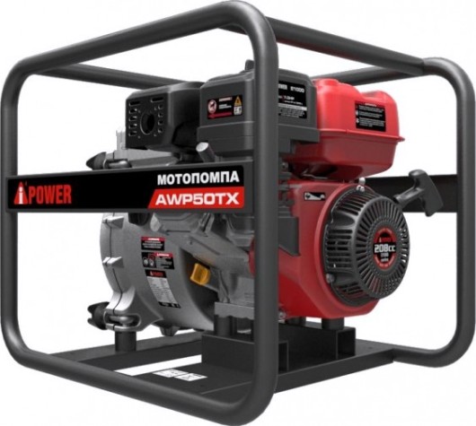 Мотопомпа бензиновая A-iPOWER AWP 50TX для грязной воды [30321]