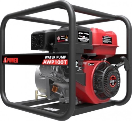 Мотопомпа бензиновая A-iPOWER AWP100T для грязной воды [30241]