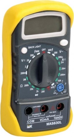 Мультиметр цифровой IEK Master MAS830L [TMD-3L-830]