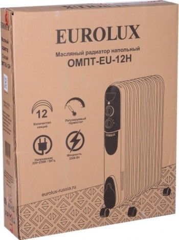 Обогреватель масляный EUROLUX ОМПТ-EU-12Н [67/3/20]