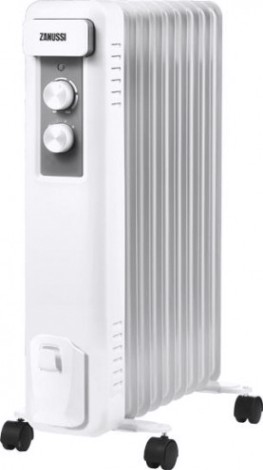 Обогреватель масляный ZANUSSI ZOH/CS-09W радиатор casa 2000w (9 секций) [НС-1165963]