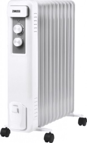 Обогреватель масляный ZANUSSI ZOH/CS-11W радиатор casa 2200w (11 секций) [НС-1165968]