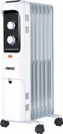 Обогреватель масляный ZANUSSI ZOH/LT-07W 1500W радиатор loft (7 секций) [НС-1132831]