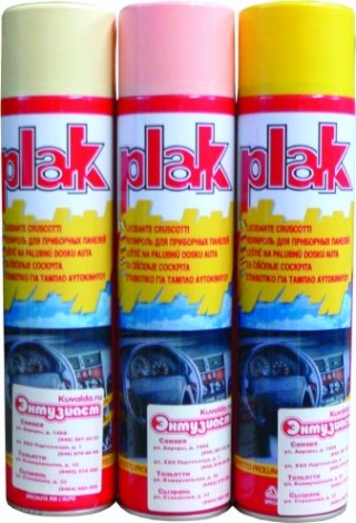 Полироль для пластика ATAS PLAK (600 ml), клубника [SCSTIL-BUK.]
