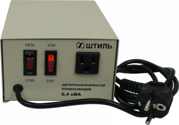 Понижающий автотрансформатор ШТИЛЬ АТ 230-220/100-0,4-50 (серый) [АТ 230-220/СТО-0,4-50 с/к]