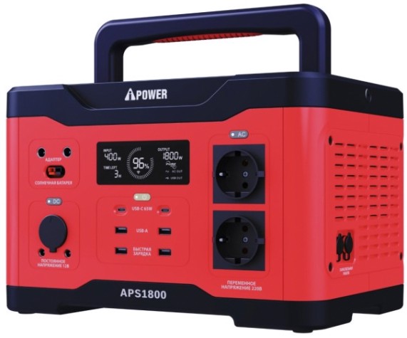 Портативная электростанция A-iPOWER APS1800 аккумуляторная [20603]