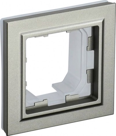 Рамка IEK BRITE РУ-1 1-м ip44 шампань [BR-M12-44-K37]