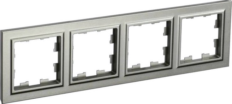 Рамка IEK BRITE РУ-4 4-м шампань [BR-M42-K37]