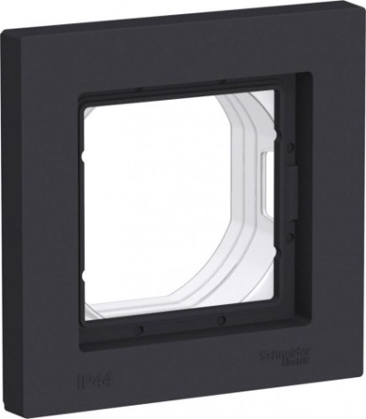 Рамка Systeme Electric AtlasDesign 1-м Aqua ip44 карбон ATN441001 [ATN441001]