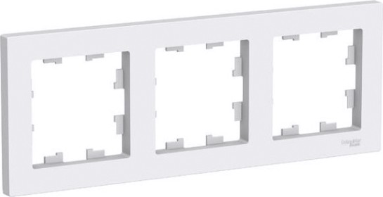 Рамка Systeme Electric AtlasDesign 3-м универсальная, белая ATN000103 [ATN000103]
