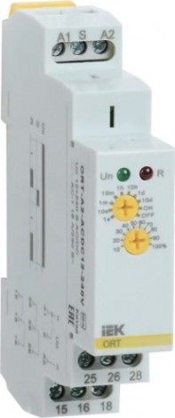 Реле задержки выключения IEK ORT 2 контакта 12-240В AС/DC [ORT-B2-ACDC12-240V]