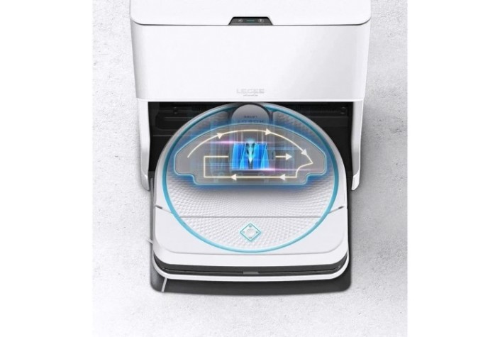 Робот-пылесос HOBOT LEGEE-D8 моющий со станцией самоочистки салфеток LuLu [LEGEE-D8 + LuLu]