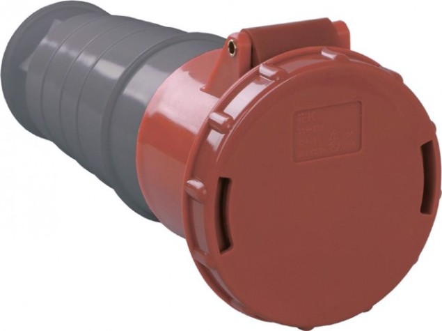 Розетка IEK ССИ-235 3p+pe+n кабельная 63а 380в [PSR22-063-5]