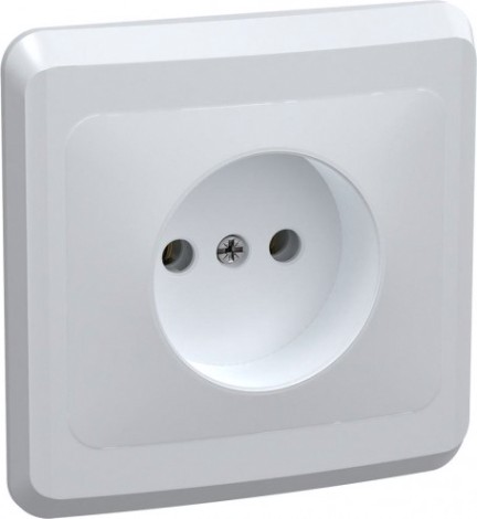 Розетка IEK Вега РС10-2 1-м сп 10а ip20 без заземл. [ERV10-K01-10-DM]