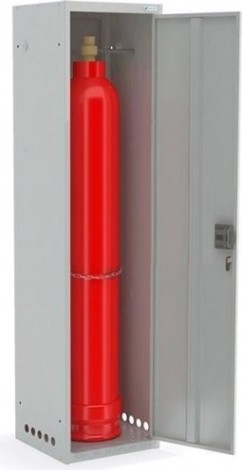 Шкаф для газовых баллонов Металл-завод ШГР 40-1 4 (окрашен ral7035) [УП-00013037]