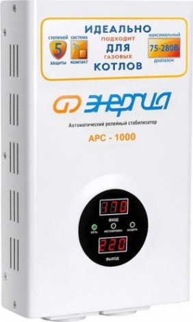 Стабилизатор напряжения однофазный ЭНЕРГИЯ АРС 1000 для котлов [Е0101-0111]
