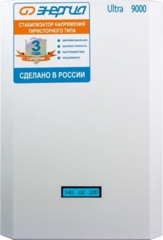 Стабилизатор напряжения однофазный ЭНЕРГИЯ Ultra 9000 [Е0101-0104]