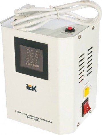 Стабилизатор напряжения однофазный IEK Boiler 0.5 кВА [IVS24-1-00500]