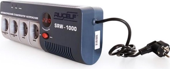 Стабилизатор напряжения однофазный RUCELF SRW- 1000-D [SRW-1000-D]