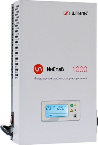 Стабилизатор напряжения однофазный ШТИЛЬ ИнСтаб IS 1000 (инверторный) [IS1000 (220-230В)]