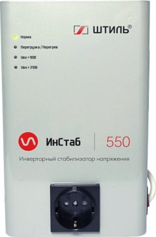 Стабилизатор напряжения однофазный ШТИЛЬ ИнСтаб IS 550 (инверторный) 220В [IS550 (220 В)]
