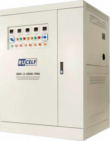 Стабилизатор напряжения трехфазный RUCELF SDV-3-200K-PRO