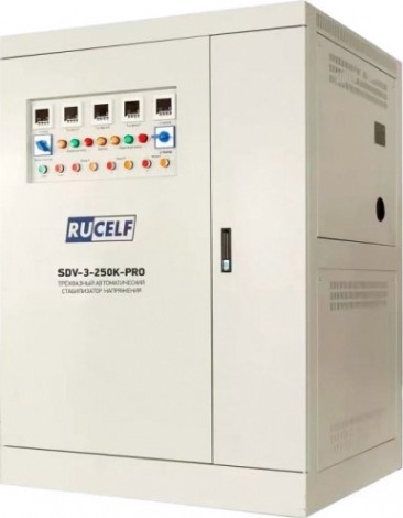 Стабилизатор напряжения трехфазный RUCELF SDV-3-250K-PRO