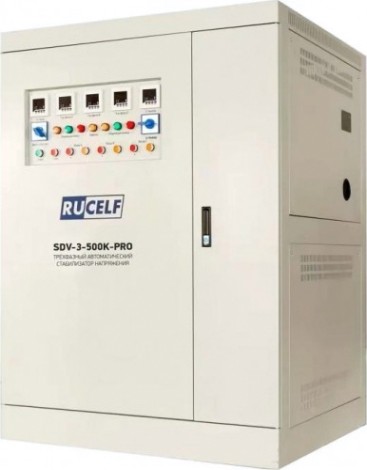 Стабилизатор напряжения трехфазный RUCELF SDV-3-500K-PRO