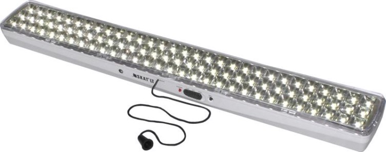 Светильник аварийный SKAT LT-902400-LED-Li-Ion освещения,90 светодиодов,2400мач [2453]