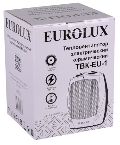 Тепловентилятор керамический EUROLUX ТВК-EU-1 [67/2/6]