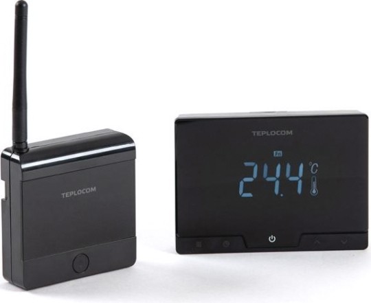 Термостат комнатный TEPLOCOM TS-Prog/LUX-RF [924]