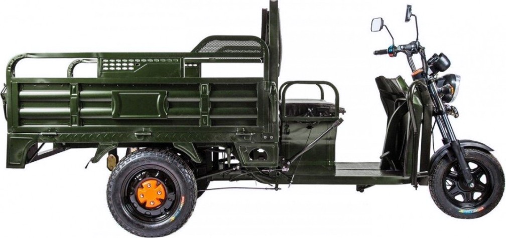 Трицикл грузовой RUTRIKE D4 1800 60V1200W Зеленый 1980 [021494-1980]