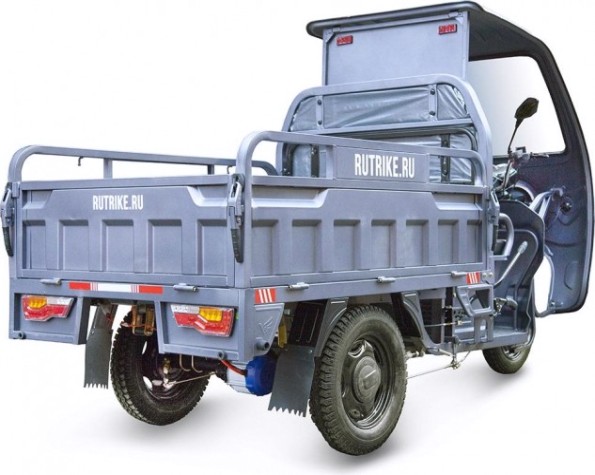 Трицикл грузовой RUTRIKE Глобус 1500 60V/1000W Серый 2574 [023370-2574]