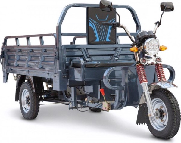 Трицикл грузовой RUTRIKE Титан 2000 ГИДРАВЛИКА 60V1500W Серый 2427 [021797-2427]