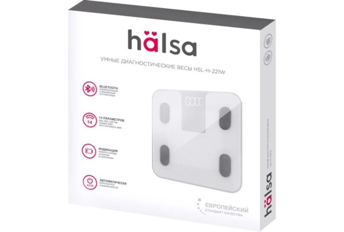Умные весы HALSA HSL-H-212W диагностические