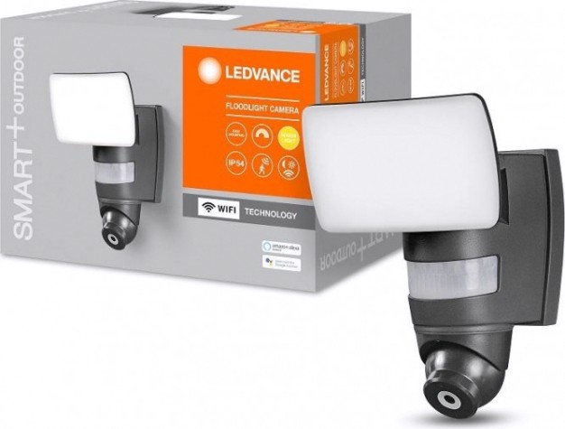 Умный прожектор Ledvance SMART outd wifi flood camera 830 dg [4058075478312]