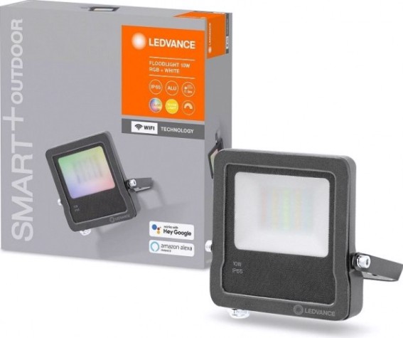 Умный прожектор Ledvance SMART wifi flood 10w rgbw dg [4058075474604]