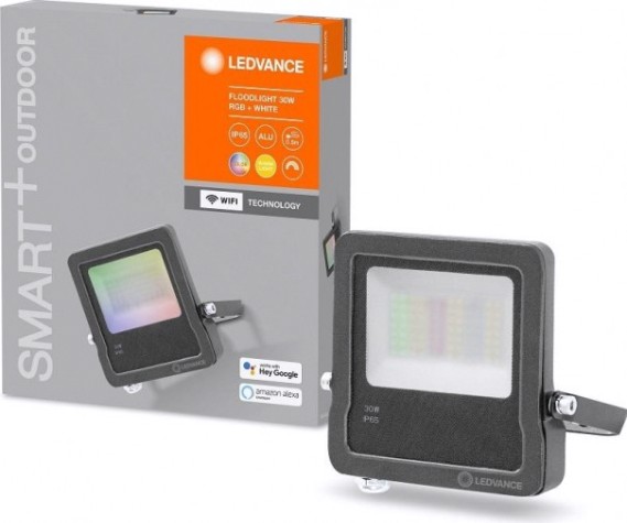 Умный прожектор Ledvance SMART wifi flood 30w rgbw dg [4058075474642]