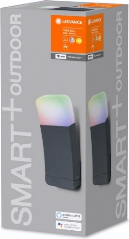 Умный светильник Ledvance SMART для установки на фасадах outd wifi curve wall [4058075478336]