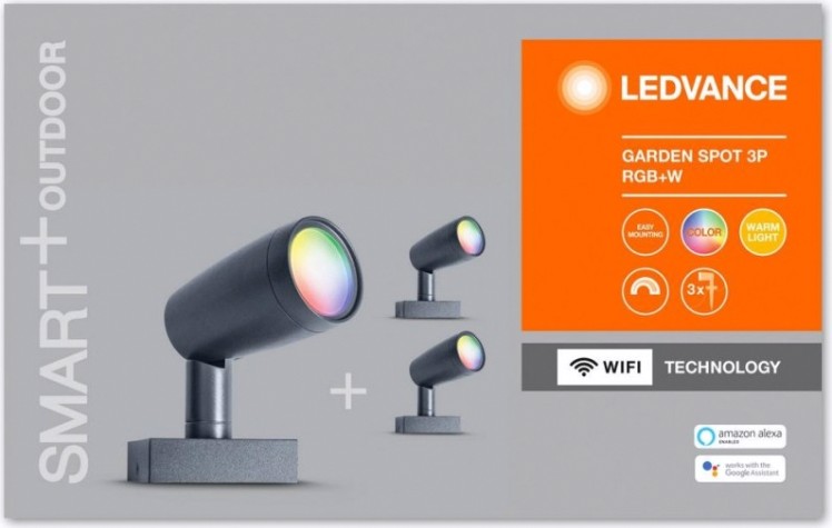 Умный трековый светильник Ledvance SMART wifi garden spot rgbw 3p dg ledv [4058075478497]